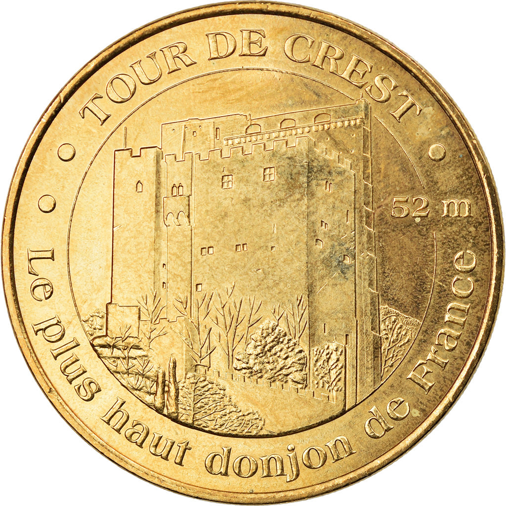 França, Token, Token turístico, Crest - Donjon n°1, Artes e Cultura, 2009
