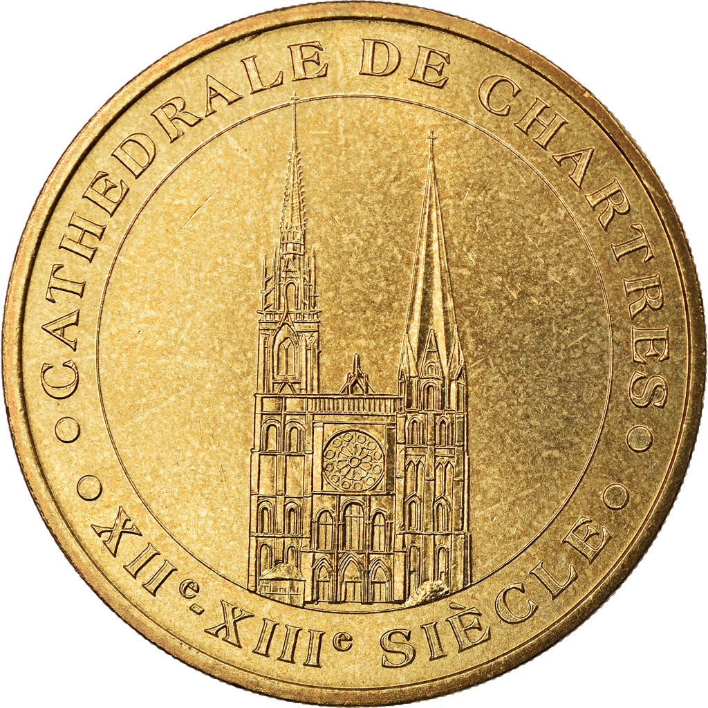 Francia, Token, Jetón turístico, Chartres - La Cathédrale n°2, Arts &