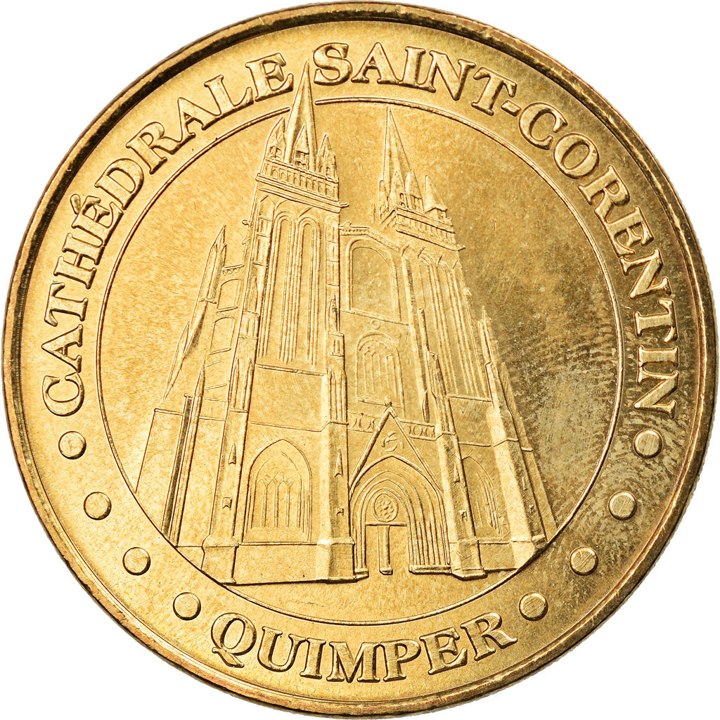 Frankrijk, Token, Toeristisch fiche, Quimper - Cathédrale Saint-Corentin n°1