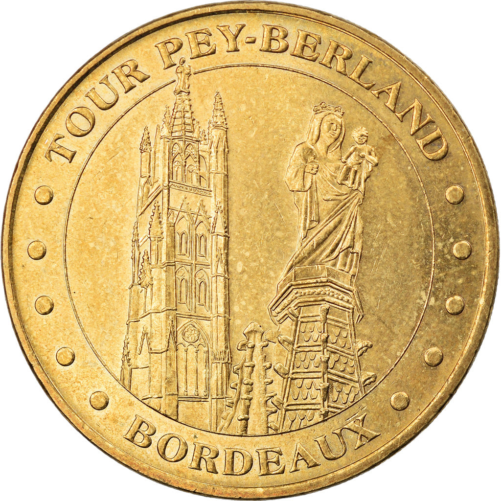 France, Jeton, Jeton Touristique, Bordeaux - Tour Pey-Berland, Arts & Culture