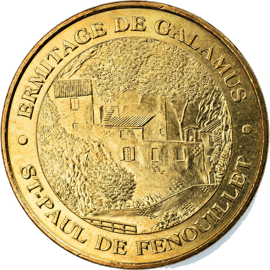 Francia, Token, Jetón turístico, Saint-Paul de Fenouillet - Ermitage de