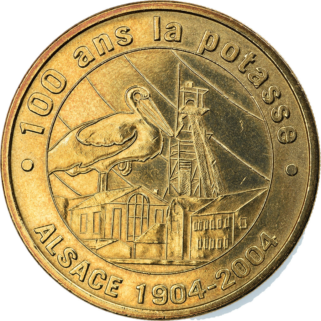 Francia, Token, Jetón turístico, Ungersheim - 100 ans - La potasse, Arts &