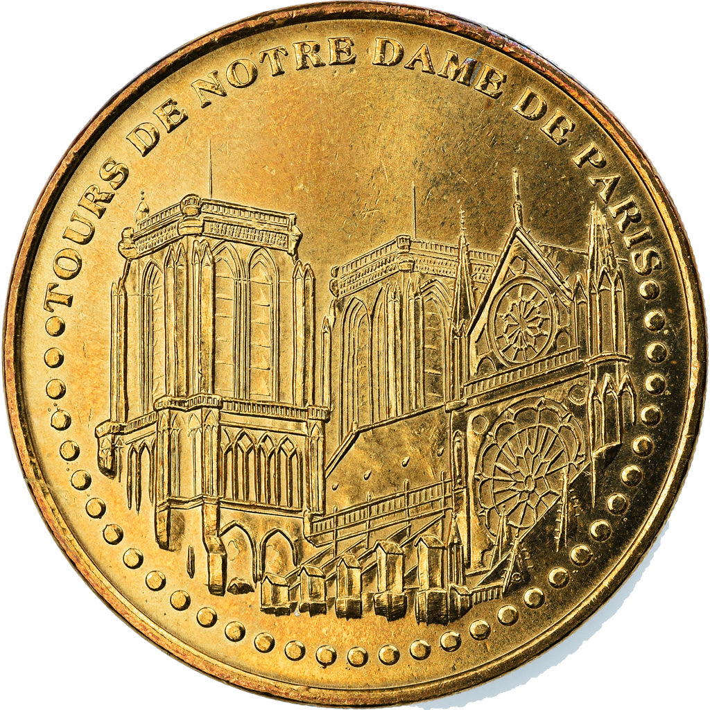 Francia, Token, Jetón turístico, Paris - Tours de Notre-Dame n°2, Arts &