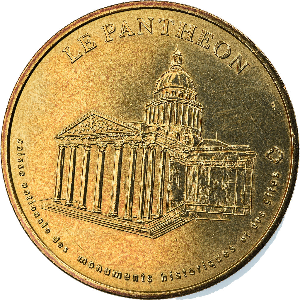 Francja, Token, Żeton turystyczny, 75/ Paris - Panthéon, Sztuka i Kultura