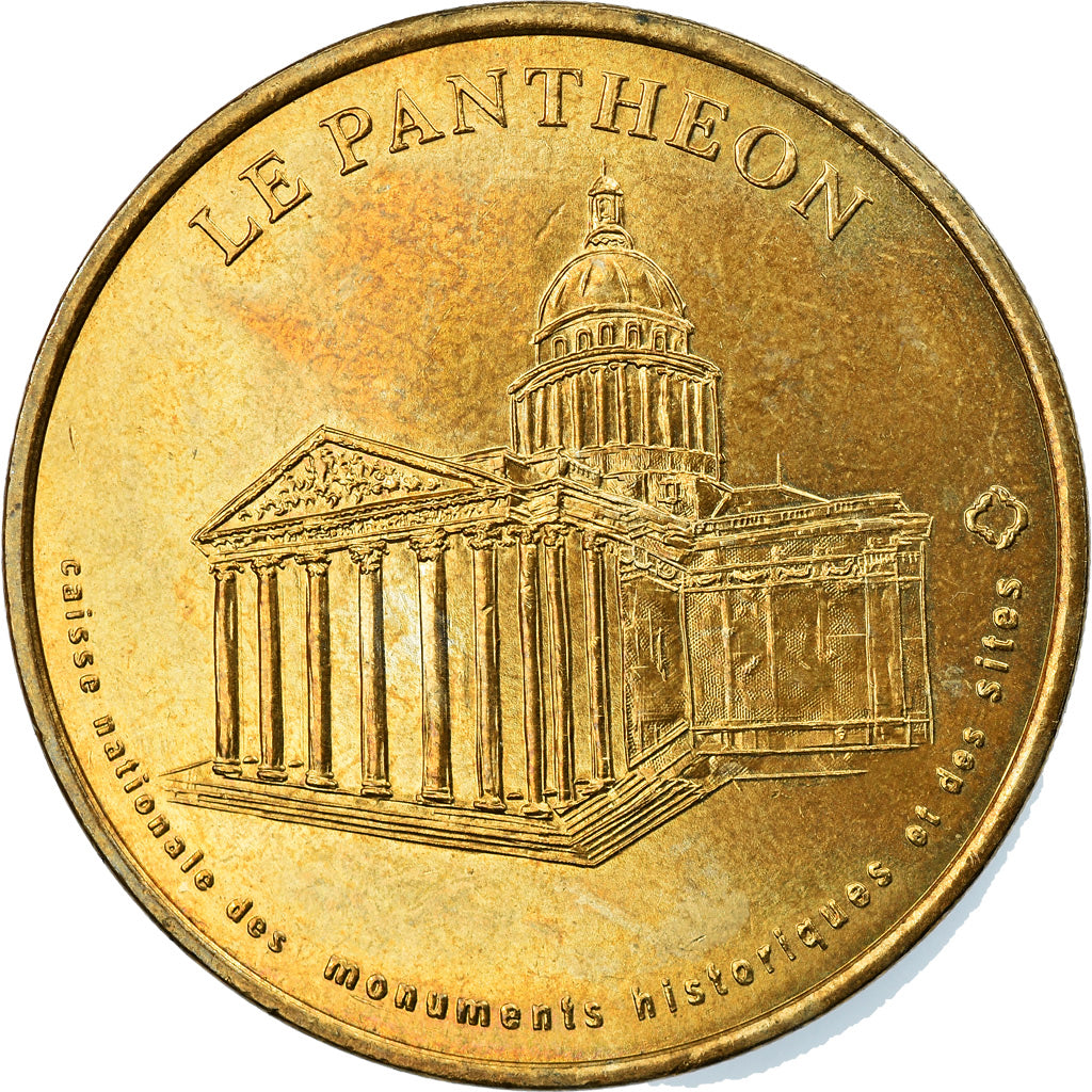 Francia, Token, Jetón turístico, 75/ Paris - Panthéon, Arts & Culture, 2004