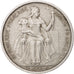 FRENCH OCEANIA, 5 Francs, 1952, KM #4, EF(40-45), Aluminum, 31, Lecompte #24,...