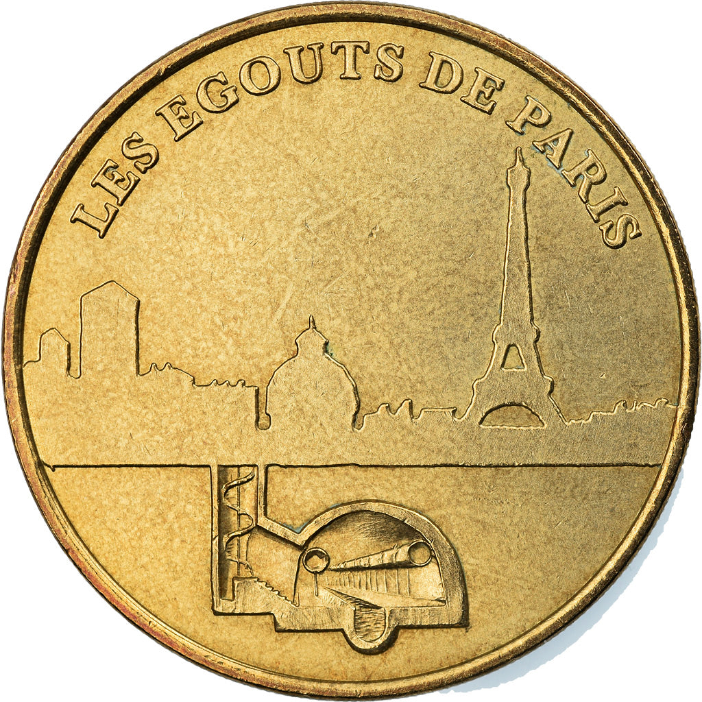 France, Jeton, Jeton Touristique, Paris - Les égouts n°1, Arts & Culture