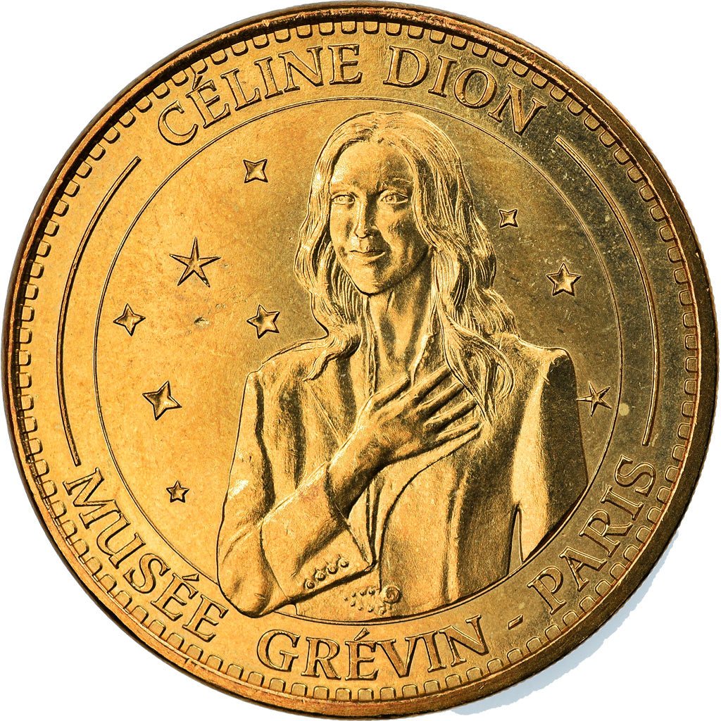 France, Jeton, Jeton Touristique, 75/ Paris - Musée Grévin - Céline Dion