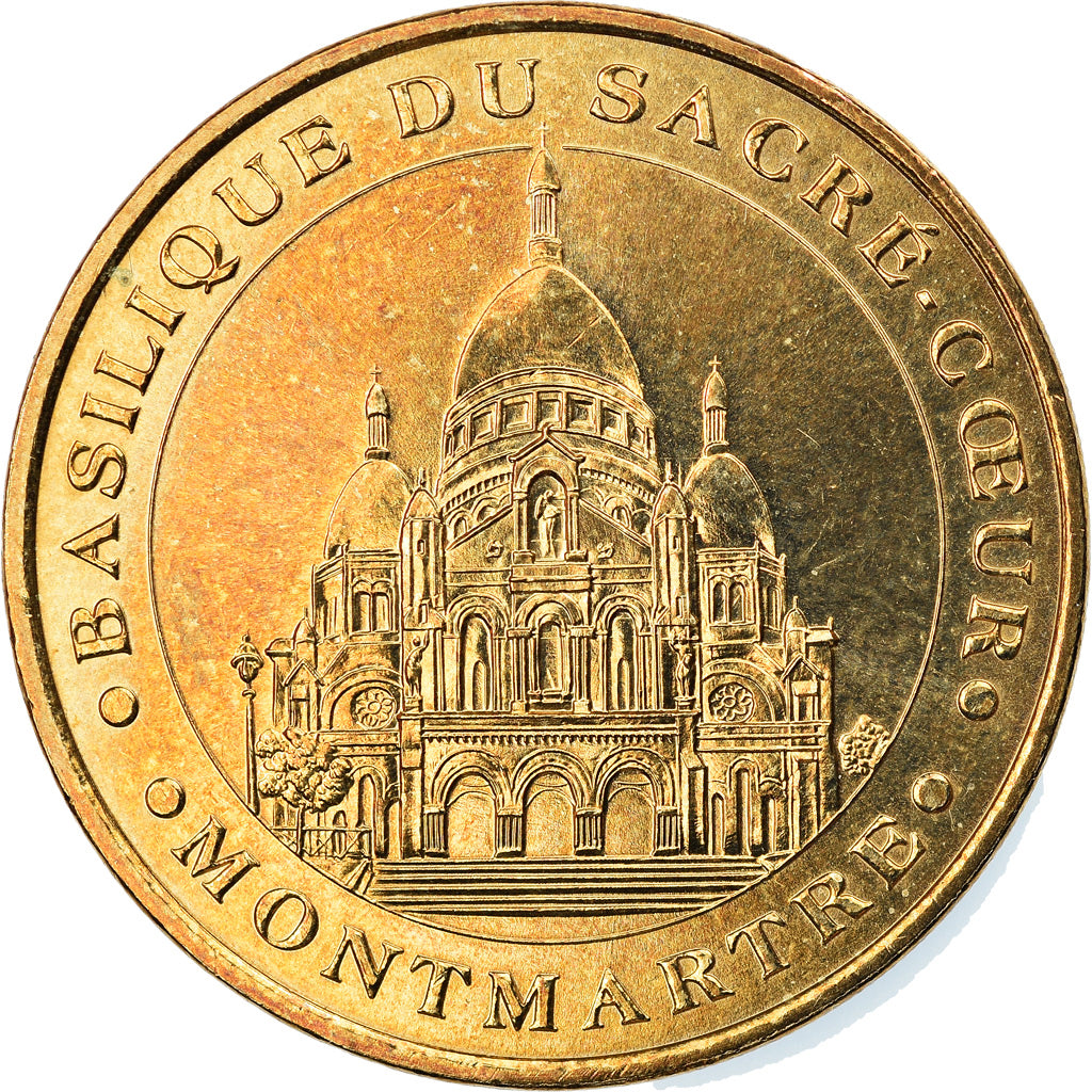 Francia, Token, Jetón turístico, Paris - Basilique du Sacré Coeur n°1, Arts