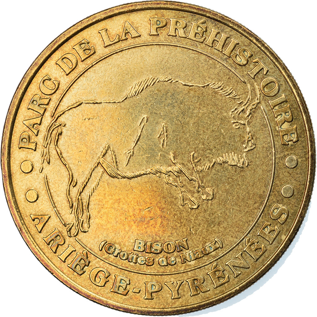 France, Token, Touristic token, Tarascon - Parc préhistoire - Bison, Arts &