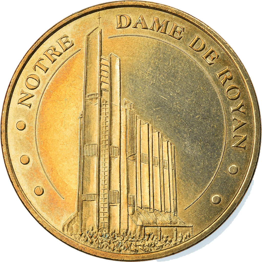 Francja, Token, Żeton turystyczny, Royan - Eglise Notre Dame, Sztuka i Kultura