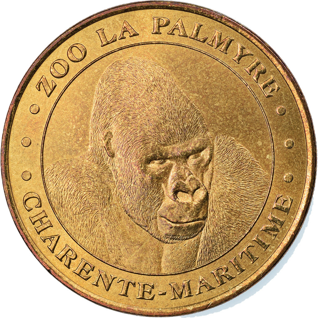 Francia, Token, Jetón turístico, 17/ Zoo de la Palmyre - Gorille, Arts &