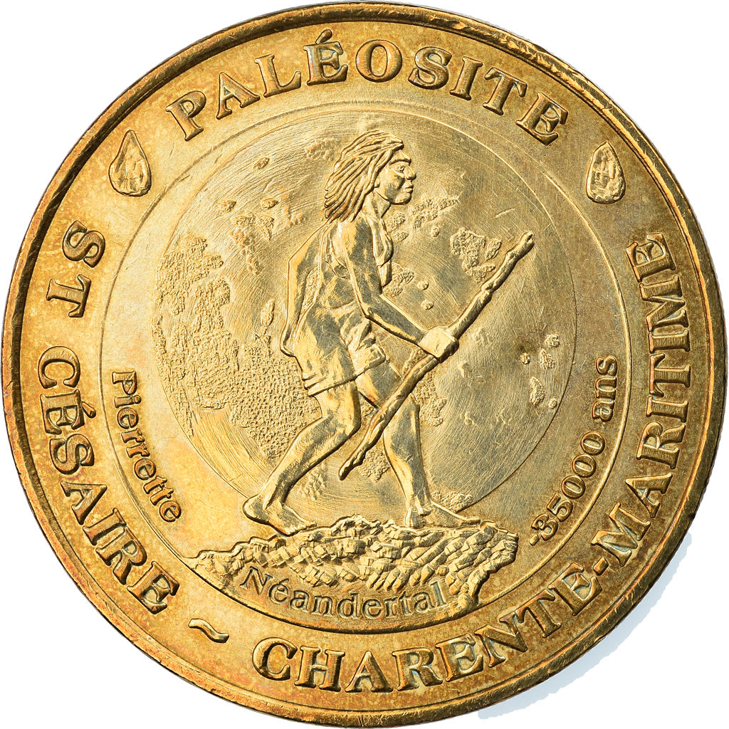 Francia, Token, Jetón turístico, Saint-Césaire - Paléosite n°2 - Pierrette