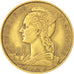 MADAGASCAR, 20 Francs, 1953, Paris, KM #7, EF(40-45), Aluminum-Bronze, Lecompte.
