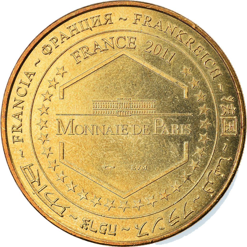 Francia, Token, Jetón turístico, La Cluse et Mijoux - Château de Joux -