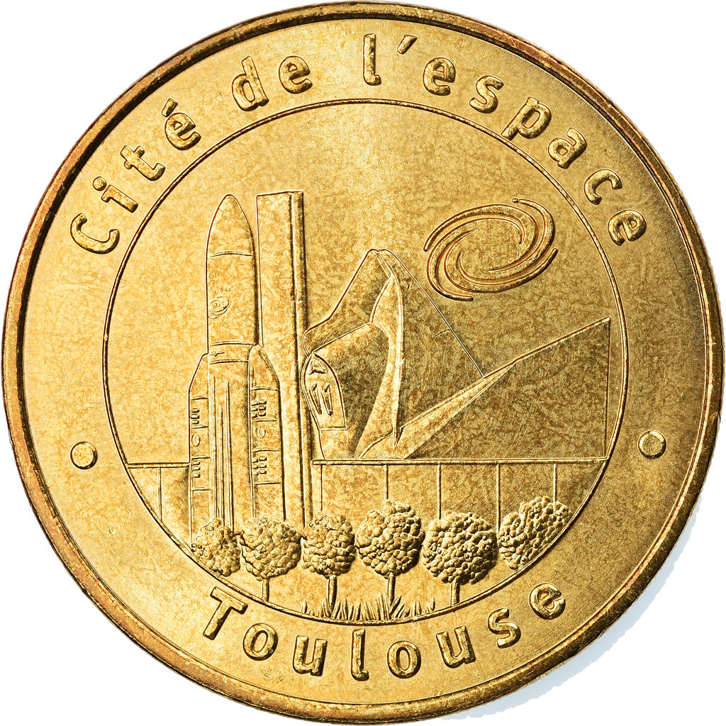 Francia, Token, Jetón turístico, Toulouse - Cité de l'Espace n°1, Arts &