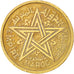 MOROCCO, 2 Francs, 1945, Paris, KM #42, EF(40-45), Aluminum-Bronze, Lecompte...