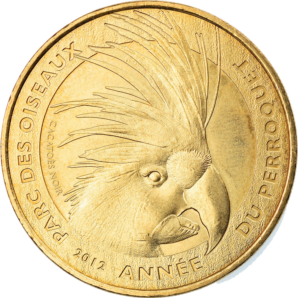 France, Token, Touristic token, Villars-les-Dombes - Parc des oiseaux n°4, Arts