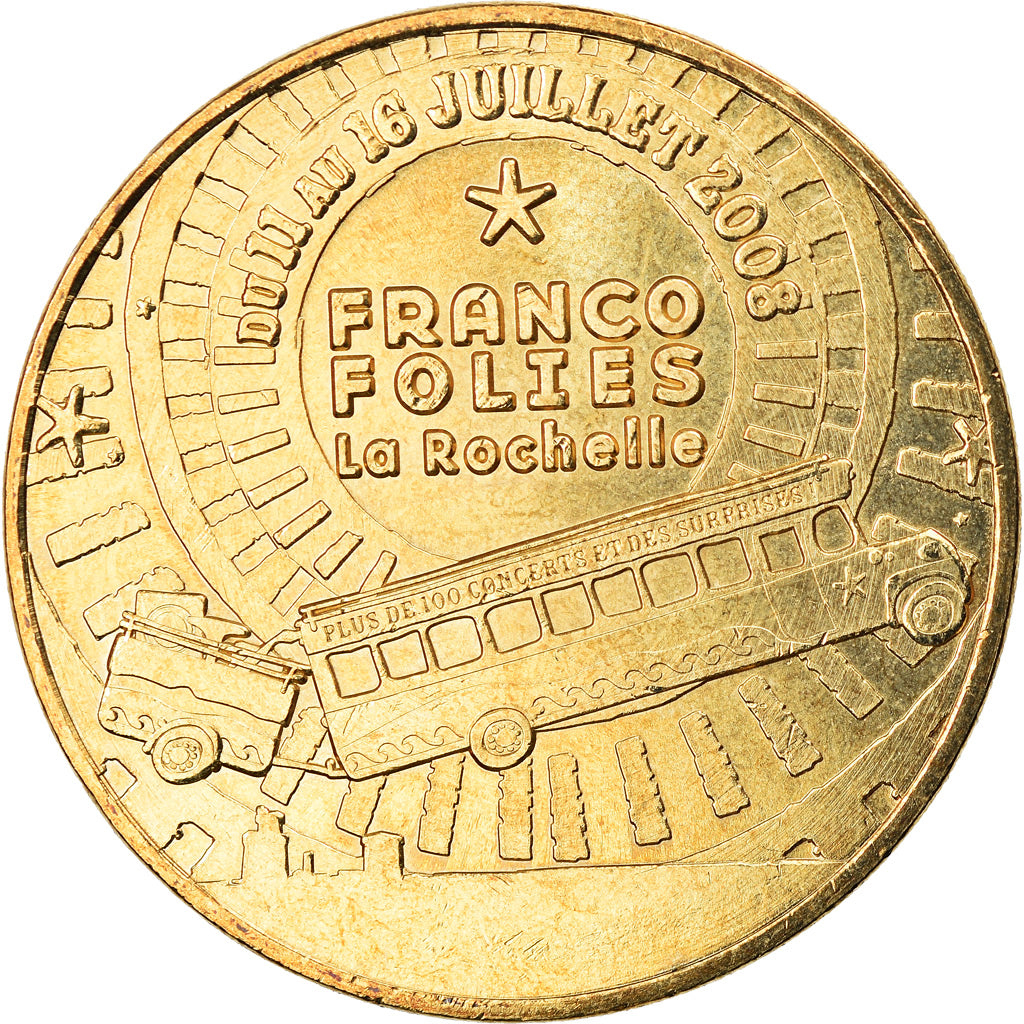 Francia, Token, Jetón turístico, La Rochelle - Francofolies, Arts & Culture
