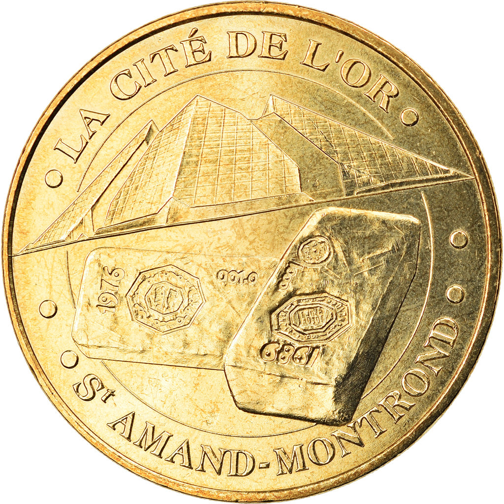 Francja, Token, Żeton turystyczny, Saint-Amand-Montrond - Cité de l'or n°2