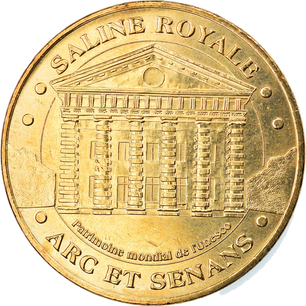Francia, Token, Jetón turístico, Arc et Senans - Saline royale n°1, Arts &