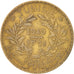 Munten, Tunisië, Anoniemen, 2 Francs, 1945, FR+, Aluminum-Bronze, KM:248