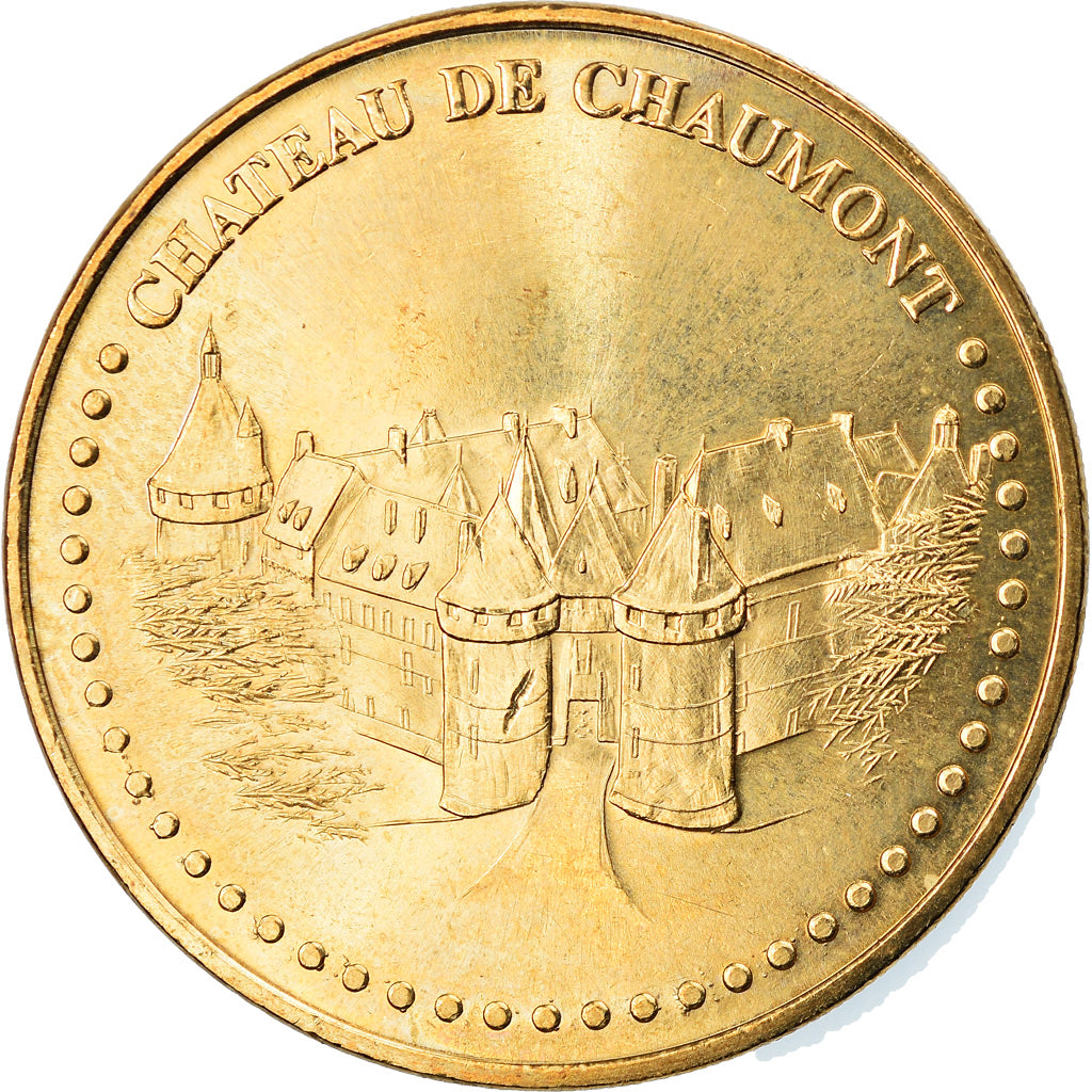 Francja, Token, Żeton turystyczny, Chaumont sur Loire - Château n°2, Sztuka i