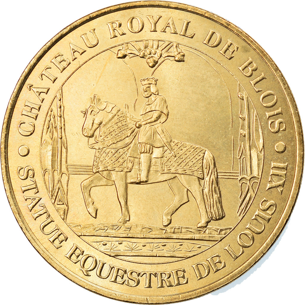 France, Jeton, Jeton Touristique, 41/ Château Royal - Statue Equestre - Blois