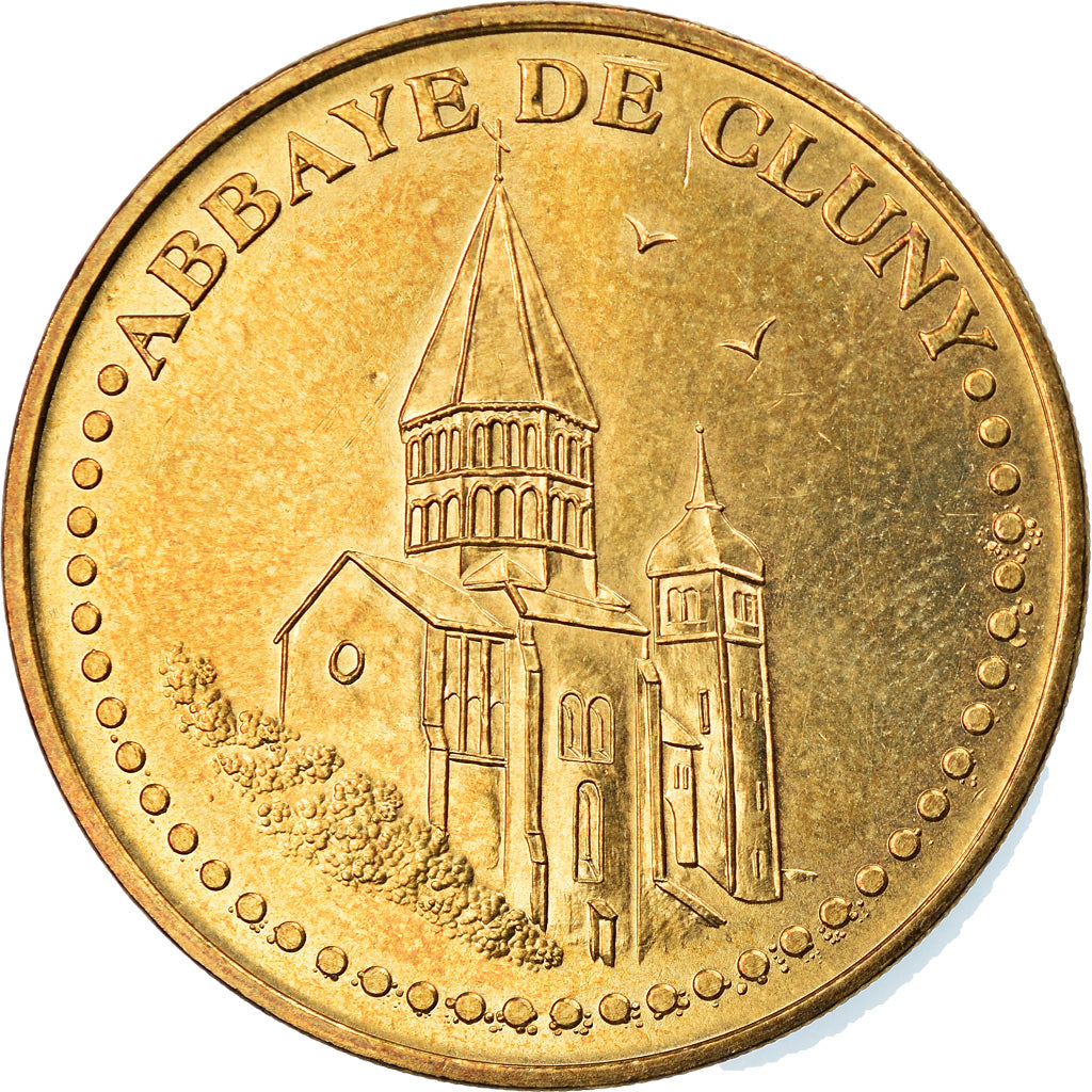 France, Jeton, Jeton Touristique, Cluny - Abbaye n°2, Arts & Culture, 2007