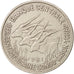EQUATORIAL AFRICAN STATES, 50 Francs, 1961, Paris, KM #3, EF(40-45),...