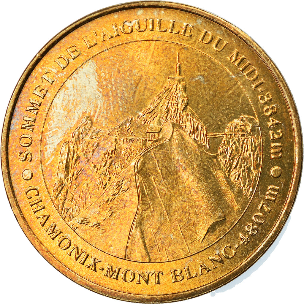 Francja, Token, Żeton turystyczny, Chamonix - Mont-Blanc - Sommet de l'aiguille