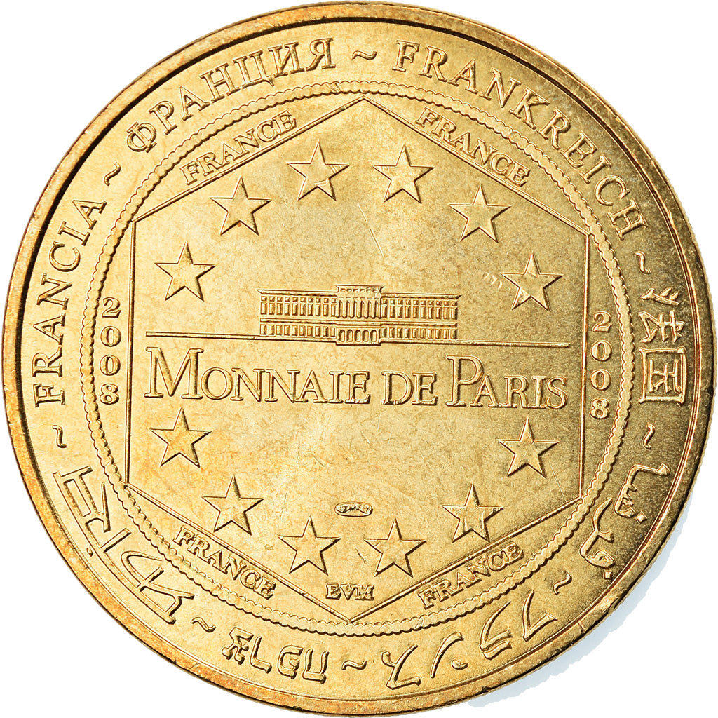 Francia, Token, Jetón turístico, Chamonix - Mont Blanc - Centenaire du
