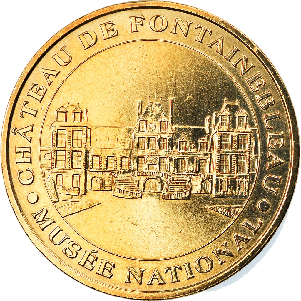 Francja, Token, Żeton turystyczny, Fontainebleau - Chateau -, Sztuka i Kultura
