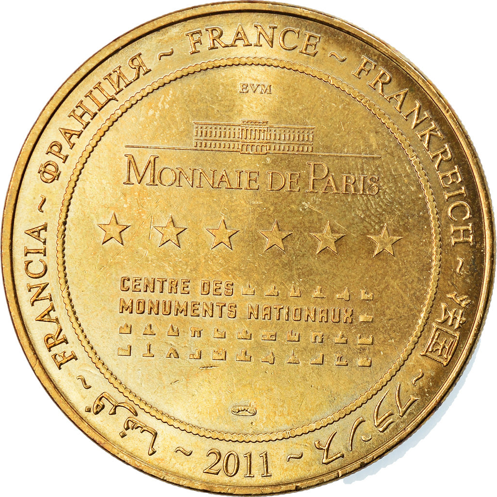 Francja, Token, Żeton turystyczny, Oiron - Château, Sztuka i Kultura, 2011