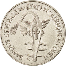 Coin, West African States, 100 Francs, 1987, EF(40-45), Nickel, KM:4
