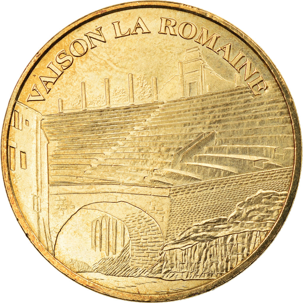 Francia, Token, Jetón turístico, Vaison-la-Romaine -  Le pont et le théâtre