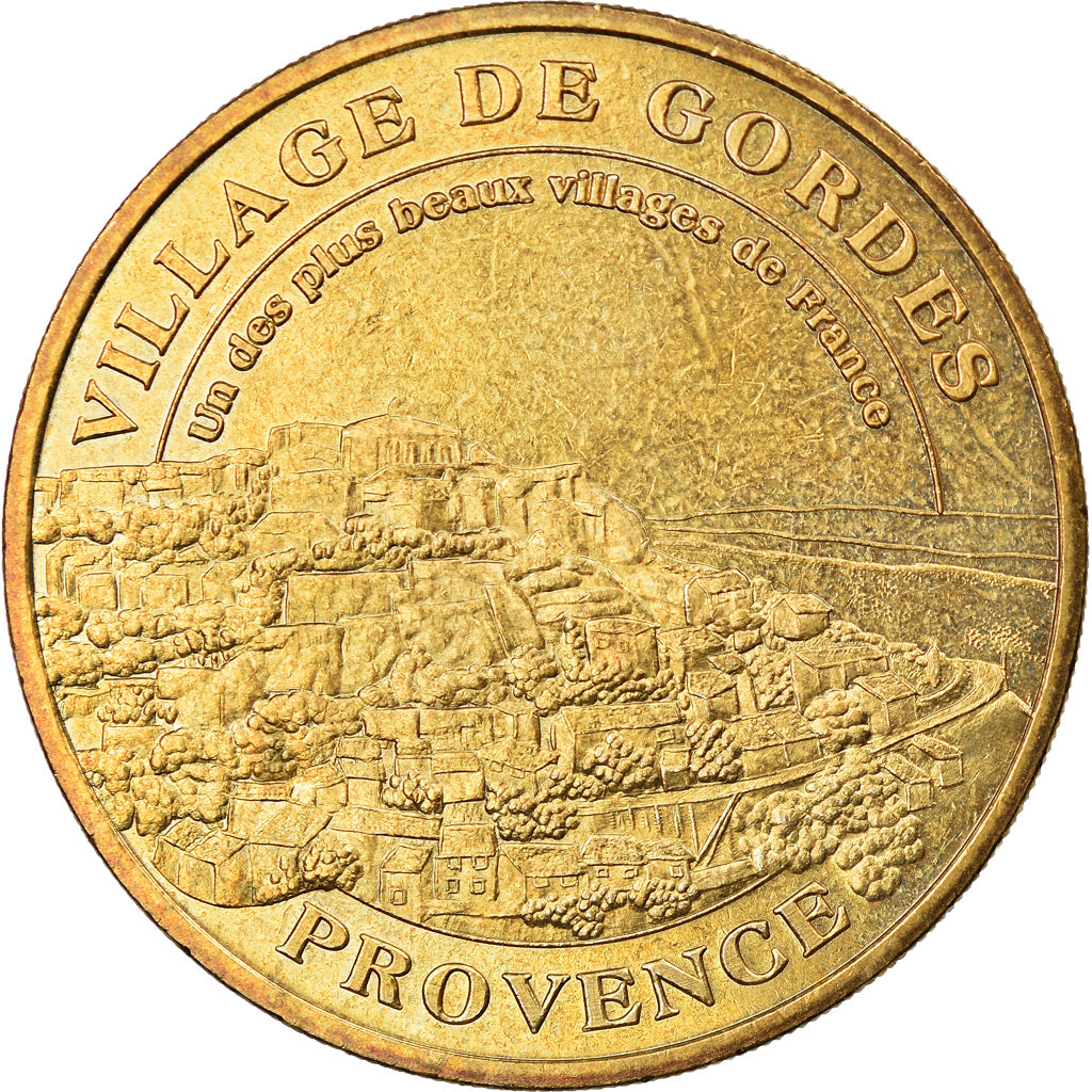 Francia, Token, Jetón turístico, 84/ Village de Gordes, Arts & Culture, 2004