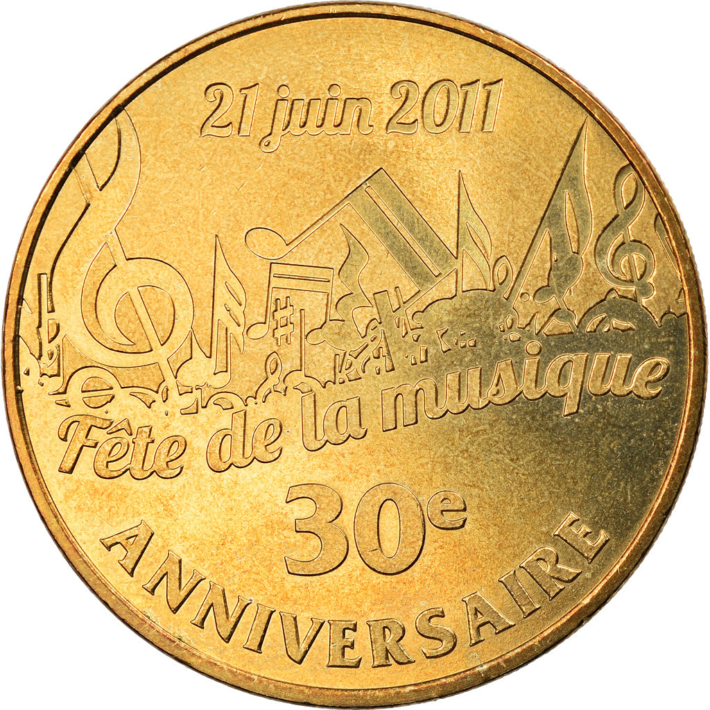 Francia, Token, Jetón turístico, La Mothe Achard - Fête de la Musique, Arts &