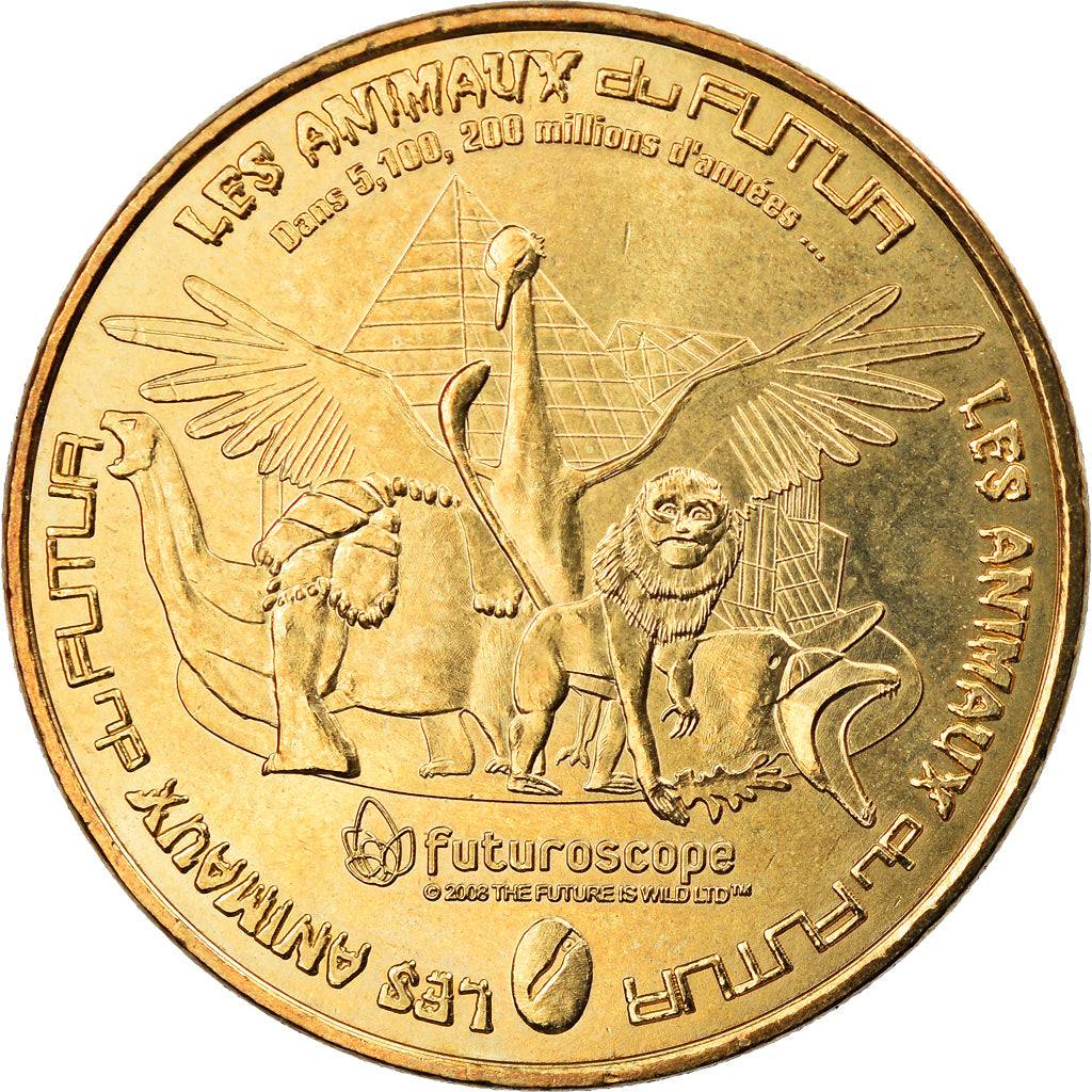 Francia, Token, Jetón turístico, Jaunay-Clan - Futuroscope n°7, Arts &