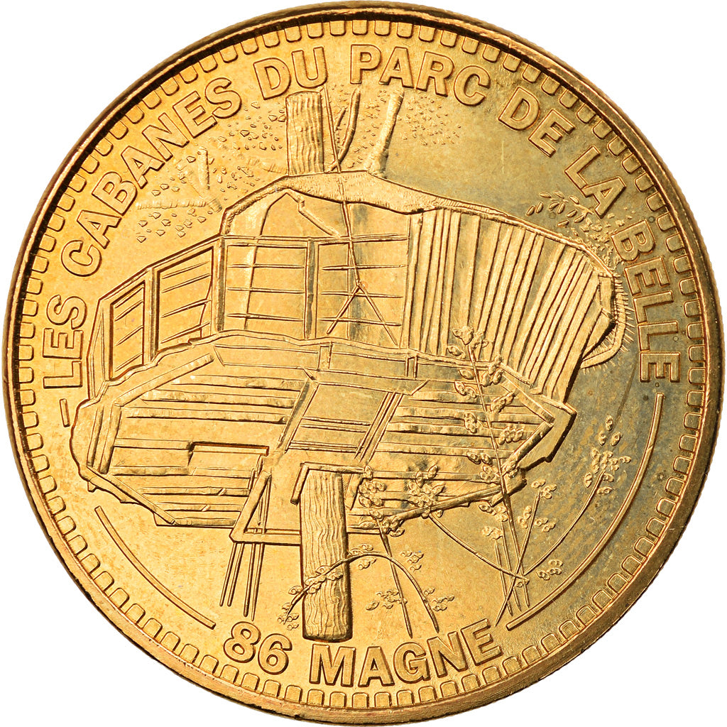 Francia, Token, Touristic token, Magne - Les cabanes du parc de la Belle, Arts &