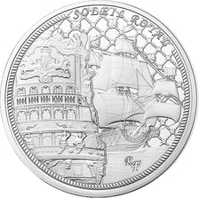 Francia, 10 Euro, Soleil Royal, 2015, FDC, Plata