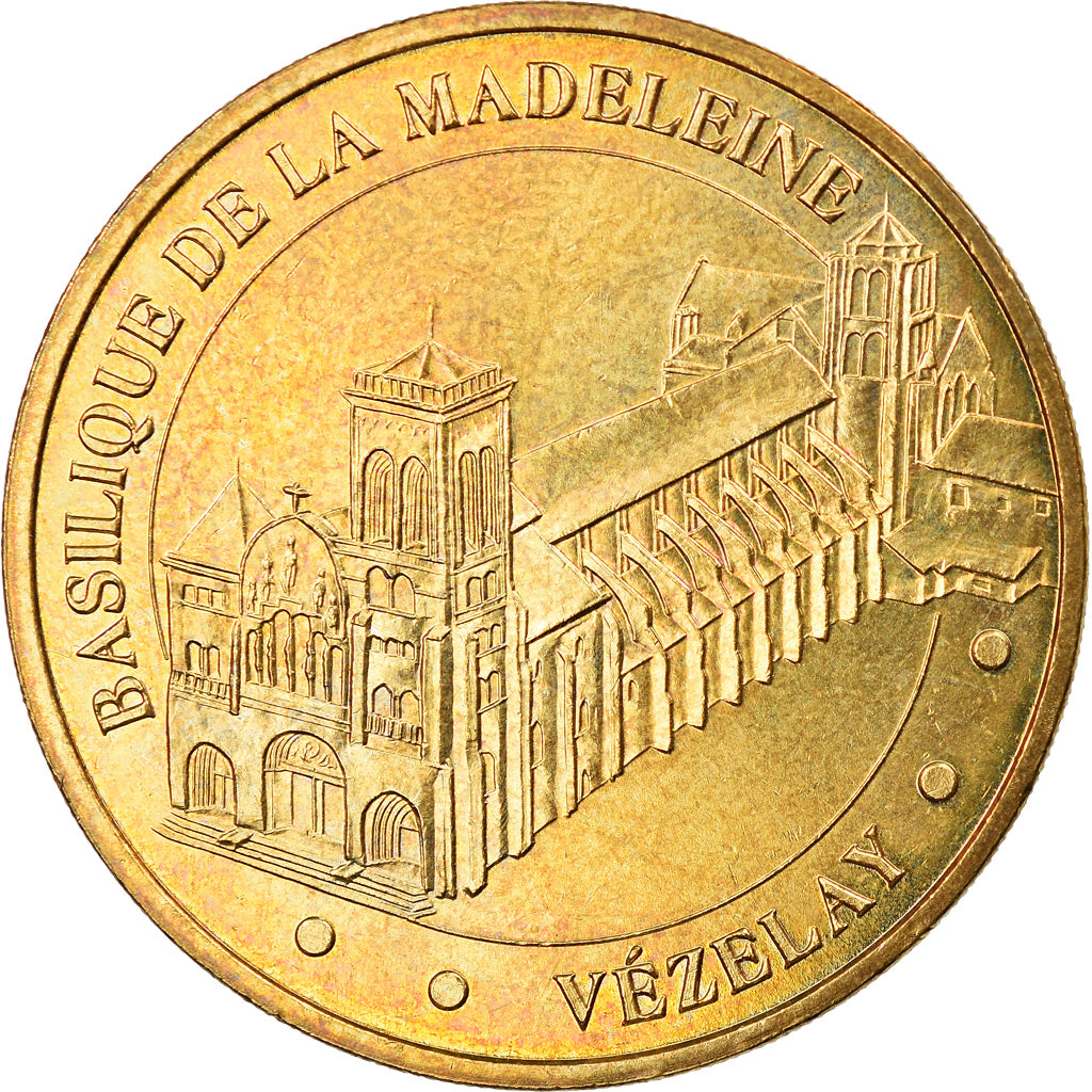 Francia, Token, Jetón turístico, Vezelay - Basilique de la Madeleine n°1