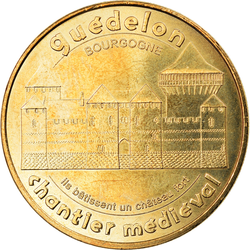 France, Token, Touristic token, Treigny - Guédelon chantier médiéval n°1