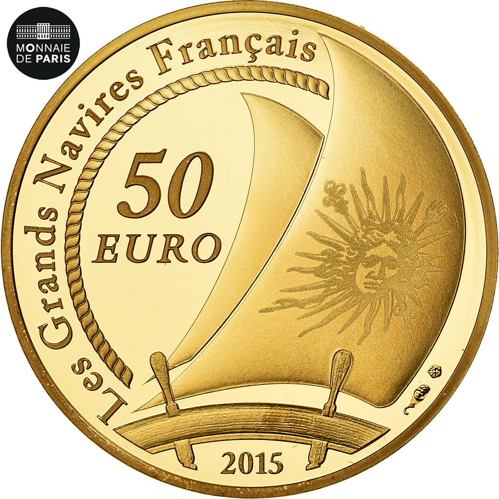 Coin, France, 50 Euro, 2015, MS(65-70), Gold