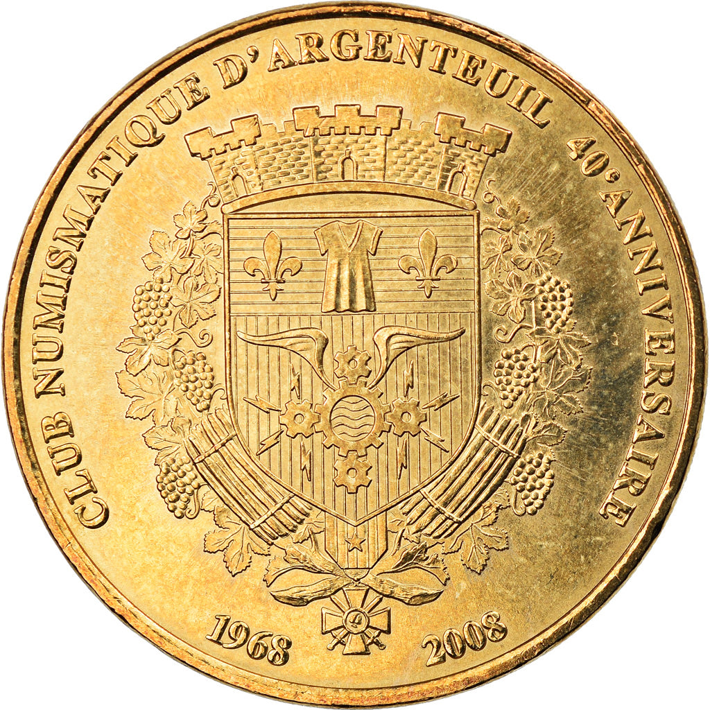 Francia, Token, Jetón turístico, Argenteuil - 40ème anniversaire du club