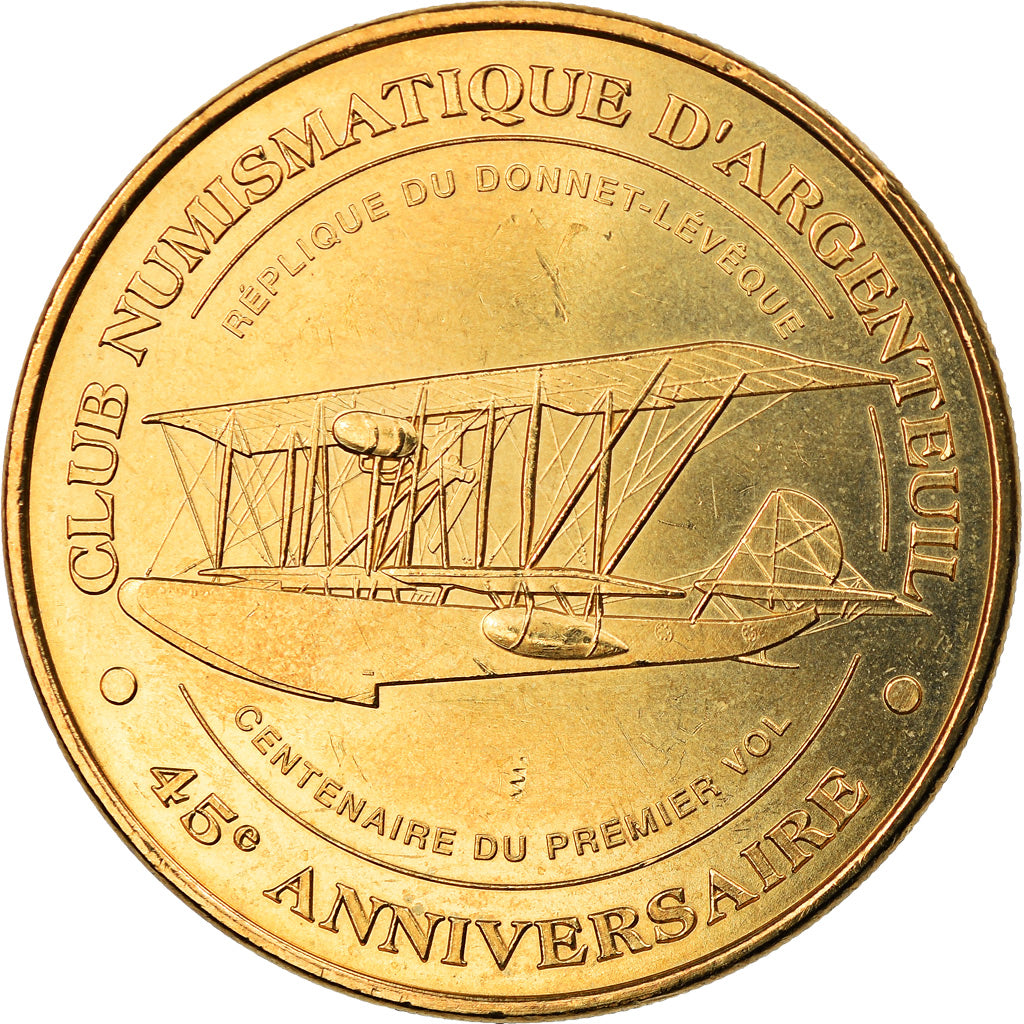 Francia, Token, Jetón turístico, Argenteuil - Club numismatique - 45ème