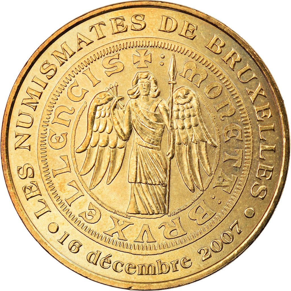 Belgium, Token, Belgique - Bruxelles - Les Numismates, 2007, MDP, AU(55-58)