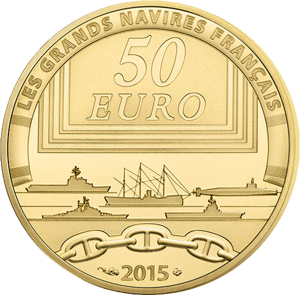 Coin, France, 50 Euro, 2015, MS(65-70), Gold