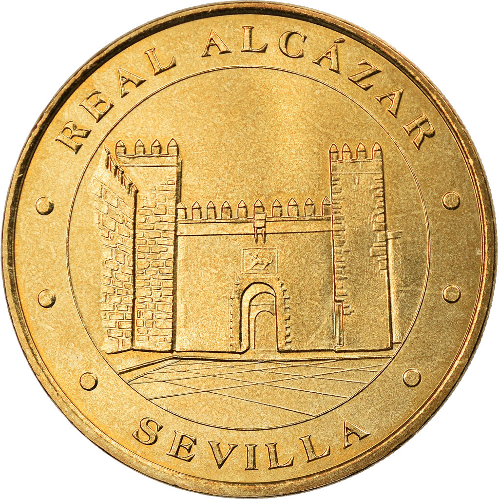 Spain, Token, Seville - Real Alcazar, 1998, MDP, AU(55-58), Cupro-nickel