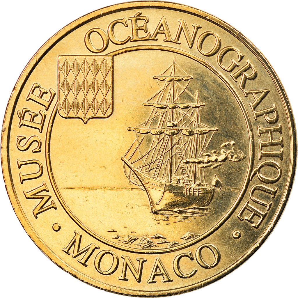 Mónaco, Token, Monaco -  Musée Océanographique, 2005, MDP, EBC, Aluminio y